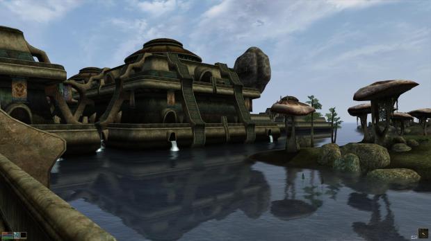 The city of Vivec, Morrowind